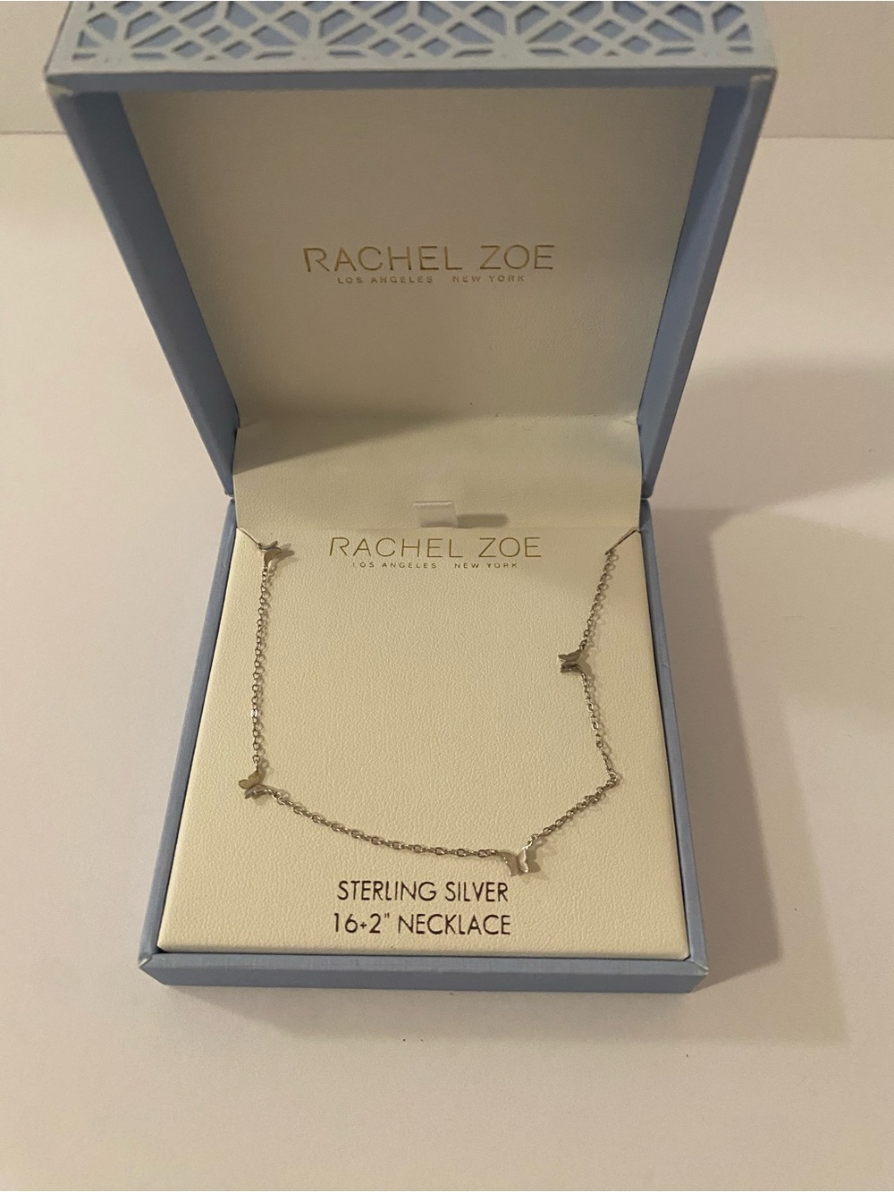Rachel Zoe Butterly Sterling Silver Necklace